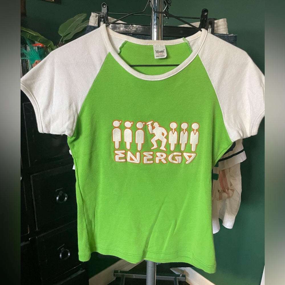 Y2K graphic blokecore baseball baby tee